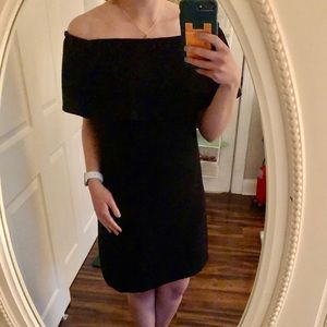 Off the shoulder cocktail dress